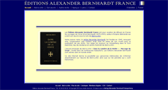 Desktop Screenshot of alexander-bernhardt-france.com